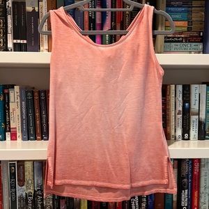 Red Haute Knotted Tank